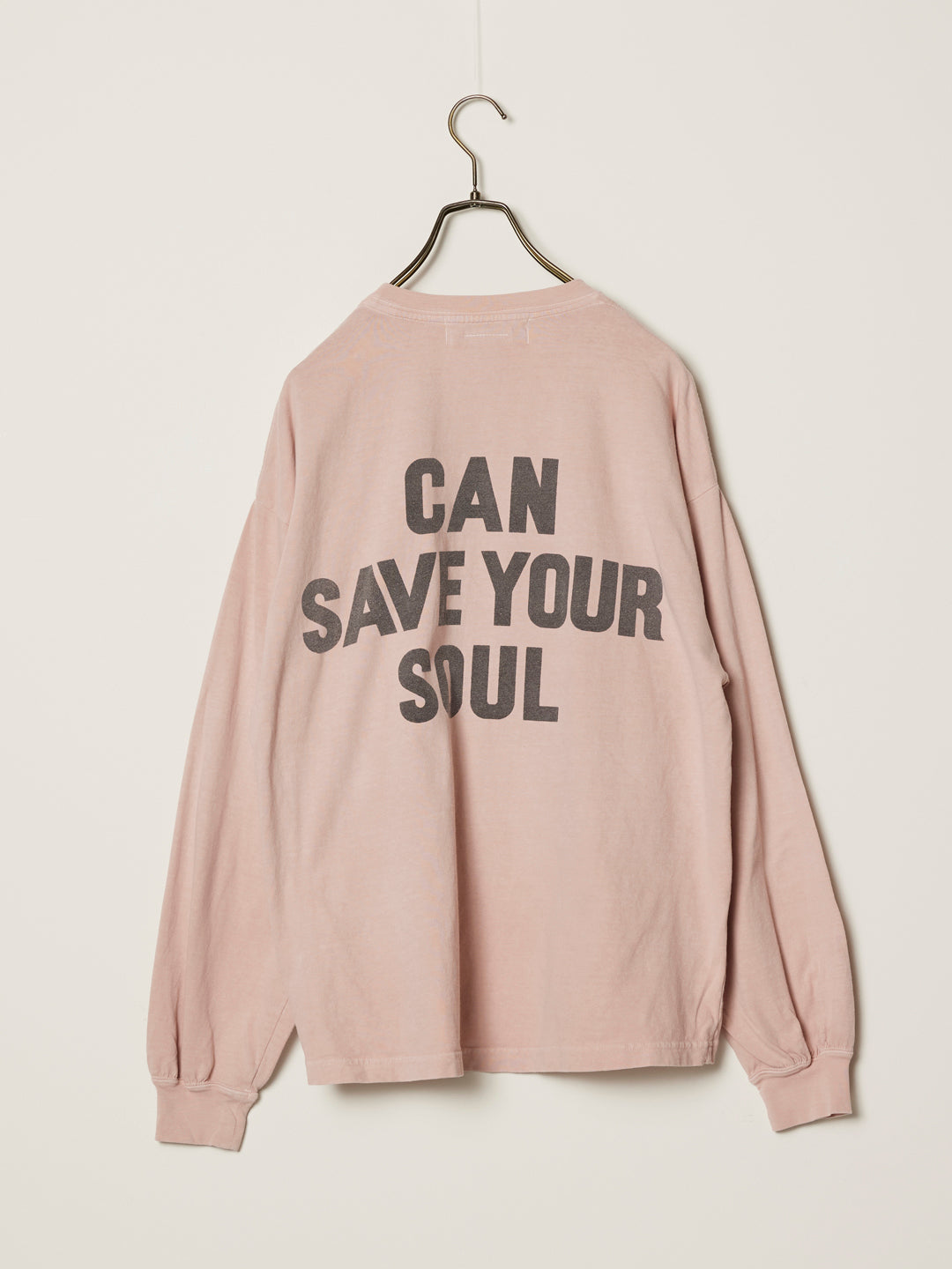 HARD SP加⼯20/天竺ロンT(CAN SAVE YOUR SOUL)