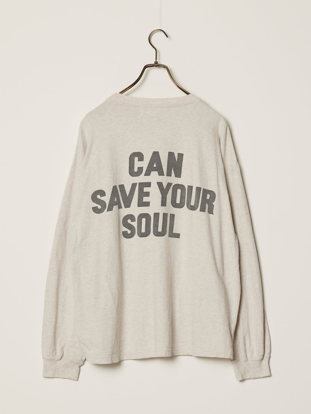 HARD SP加⼯20/天竺ロンT(CAN SAVE YOUR SOUL)
