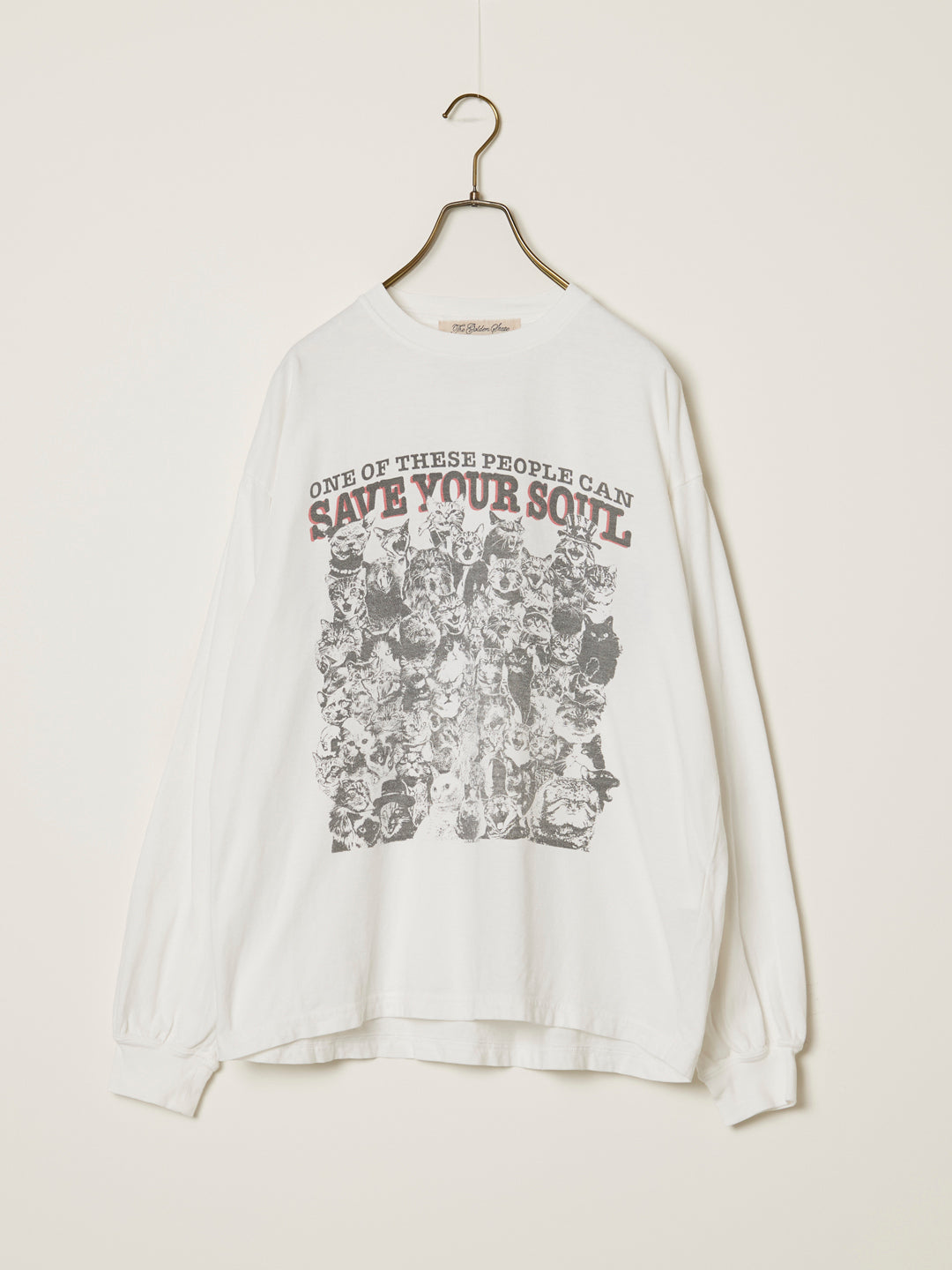 HARD SP加⼯20/天竺ロンT(CAN SAVE YOUR SOUL)