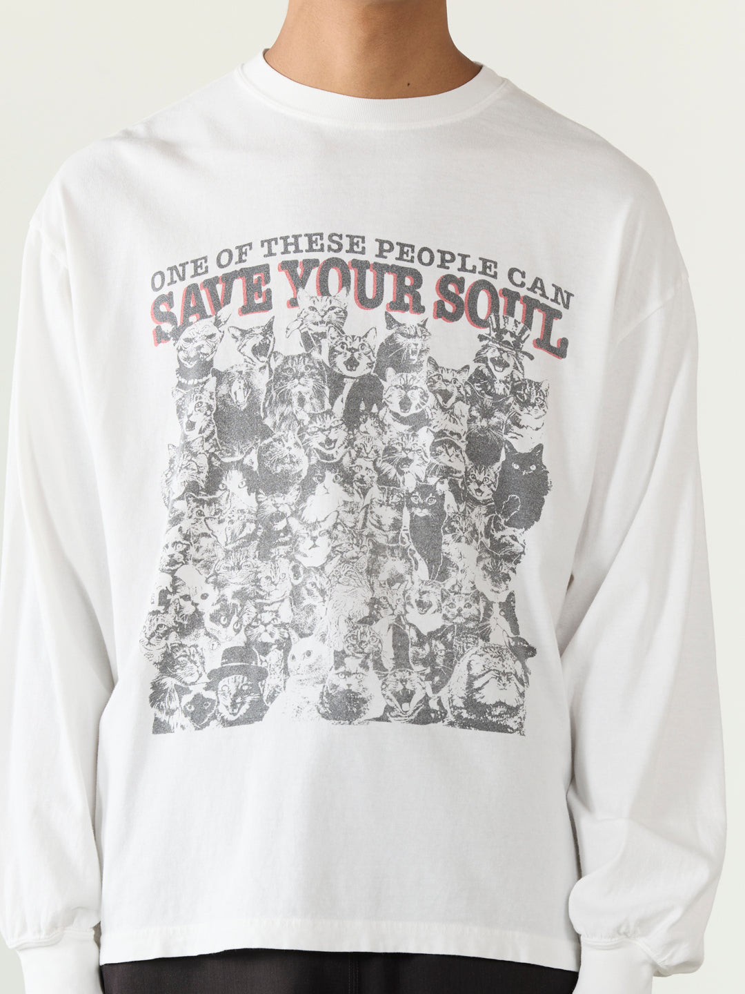 HARD SP加⼯20/天竺ロンT(CAN SAVE YOUR SOUL)
