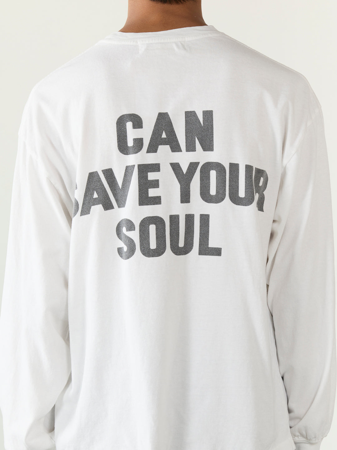 HARD SP加⼯20/天竺ロンT(CAN SAVE YOUR SOUL)