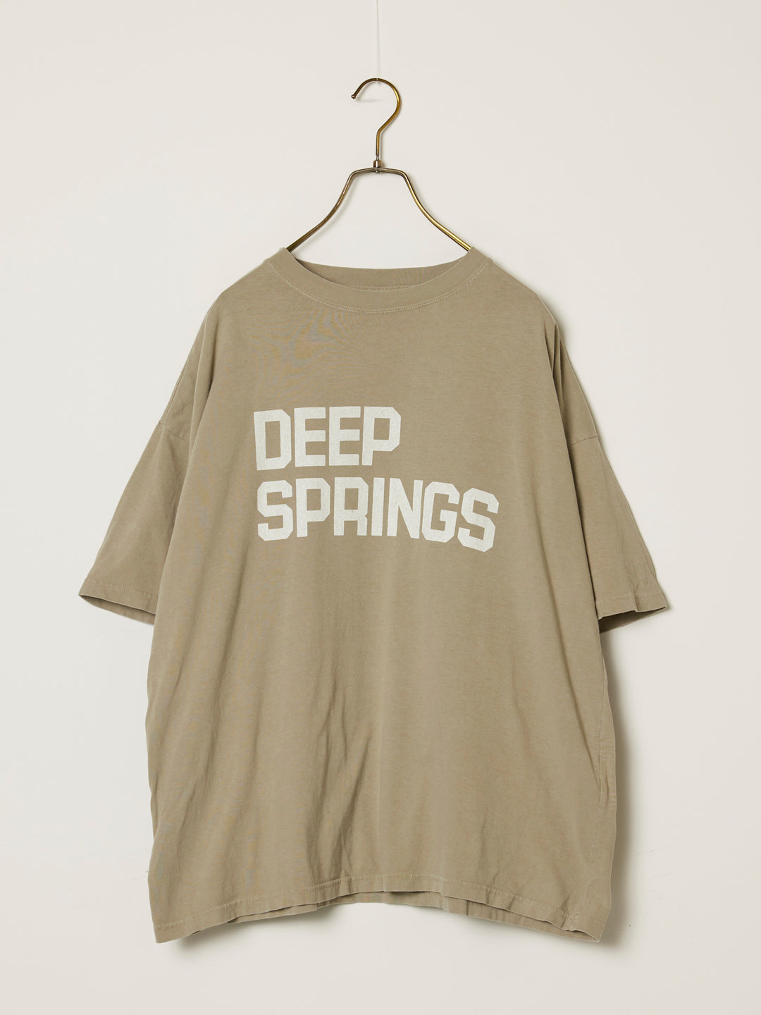HARD SP加⼯20/天竺BIGサイズT(DEEP SPRINGS)