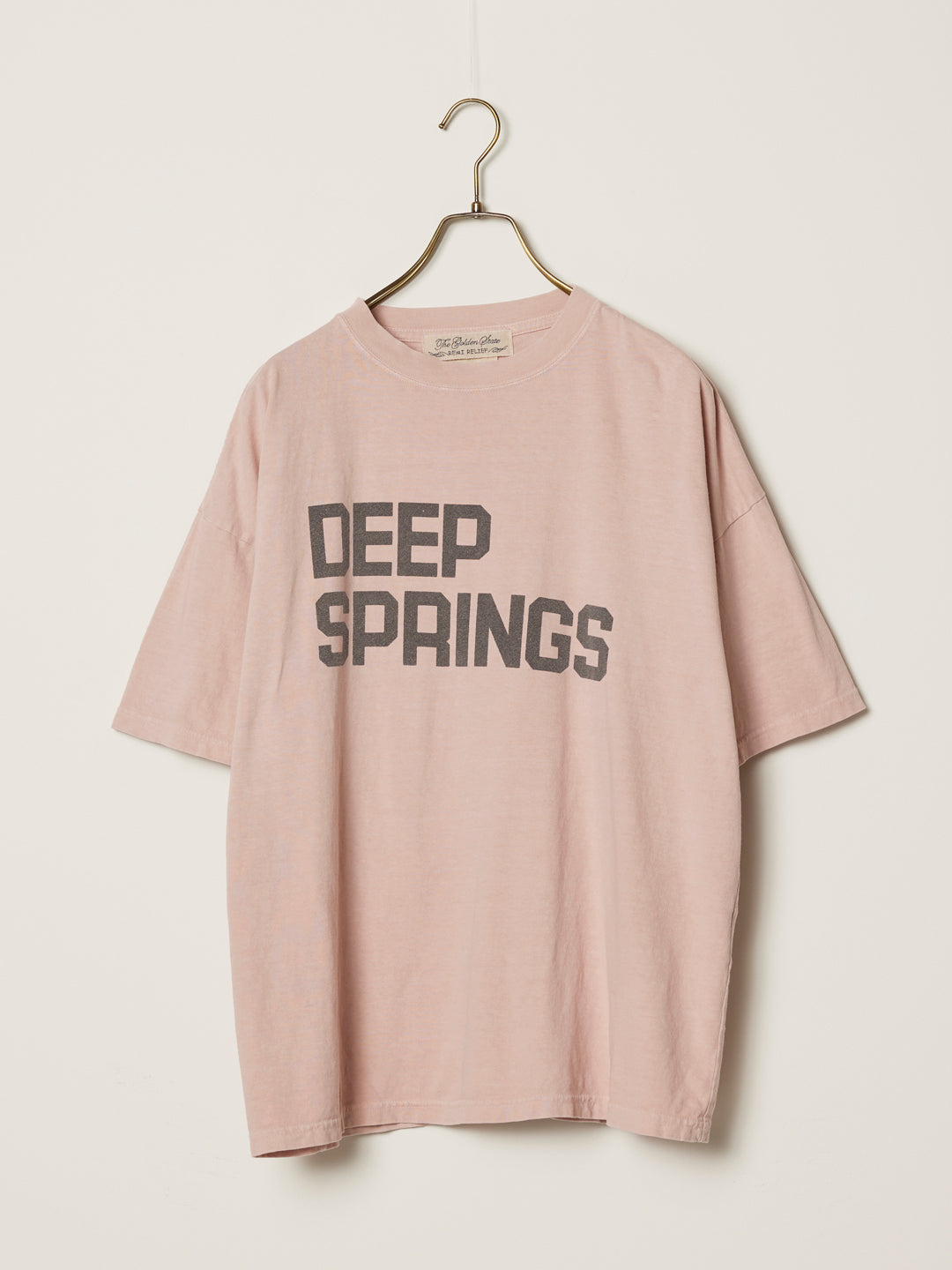 HARD SP加⼯20/天竺BIGサイズT(DEEP SPRINGS)