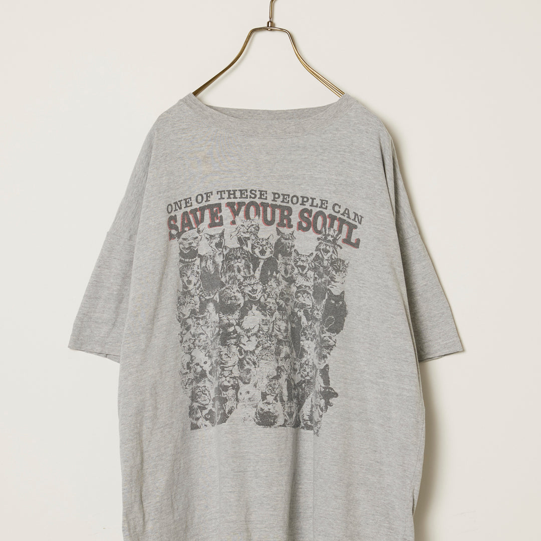 HARD SP가 20/-천축 BIG 사이즈 T(SAVE YOUR SOUL)