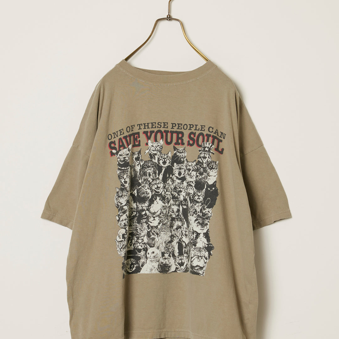 HARD SP가 20/-천축 BIG 사이즈 T(SAVE YOUR SOUL)