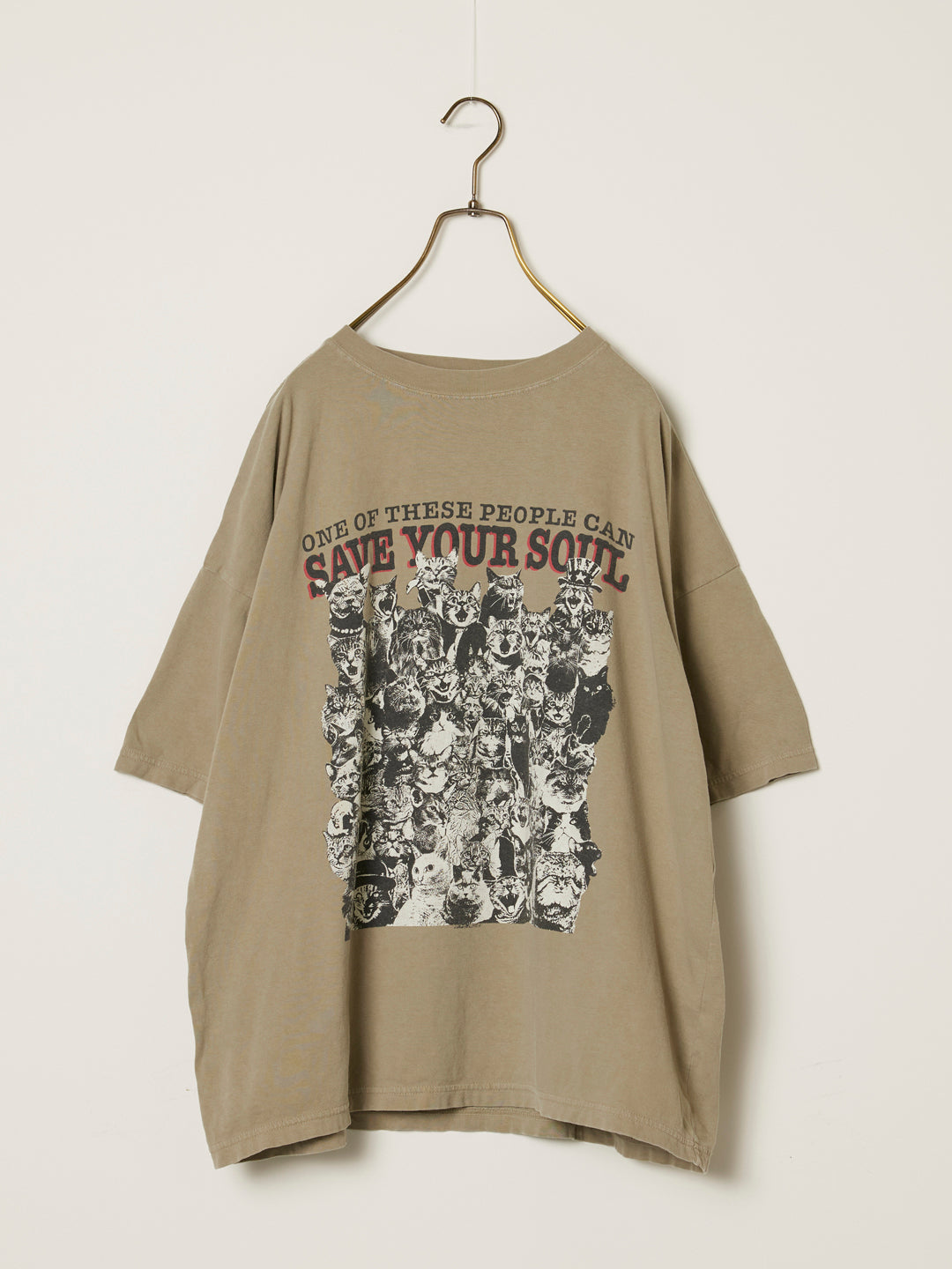 HARD SP加⼯20/-天竺BIGサイズT(SAVE YOUR SOUL)