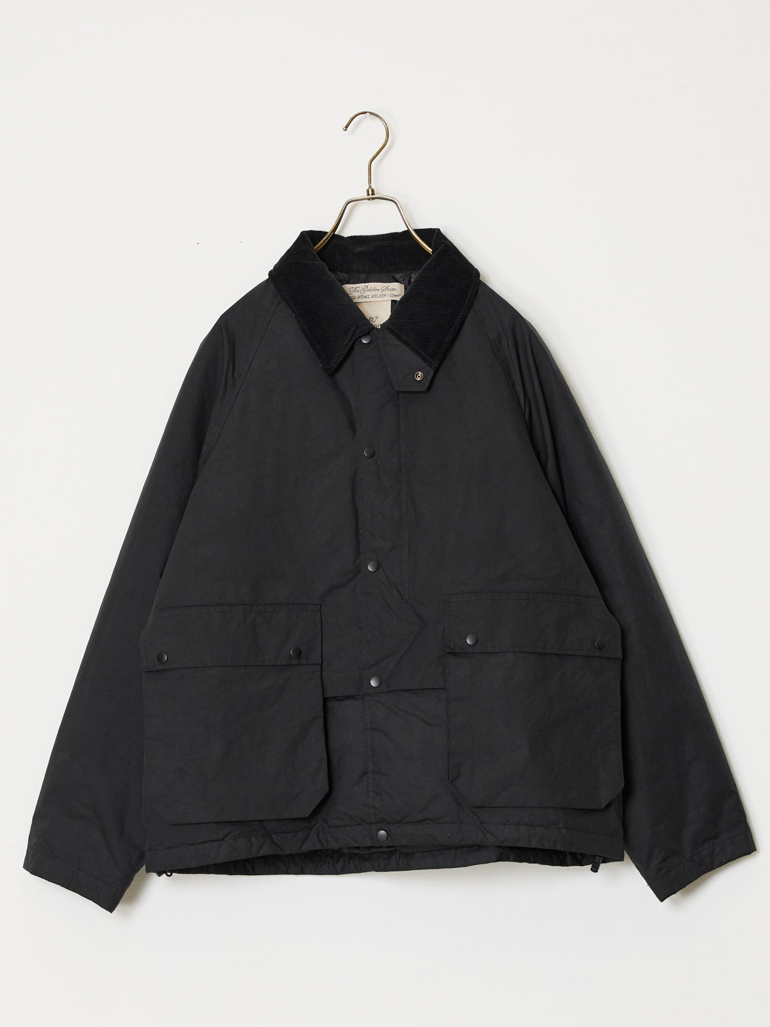 撥⽔コーディングポリエステルハン ティングダウンJKT