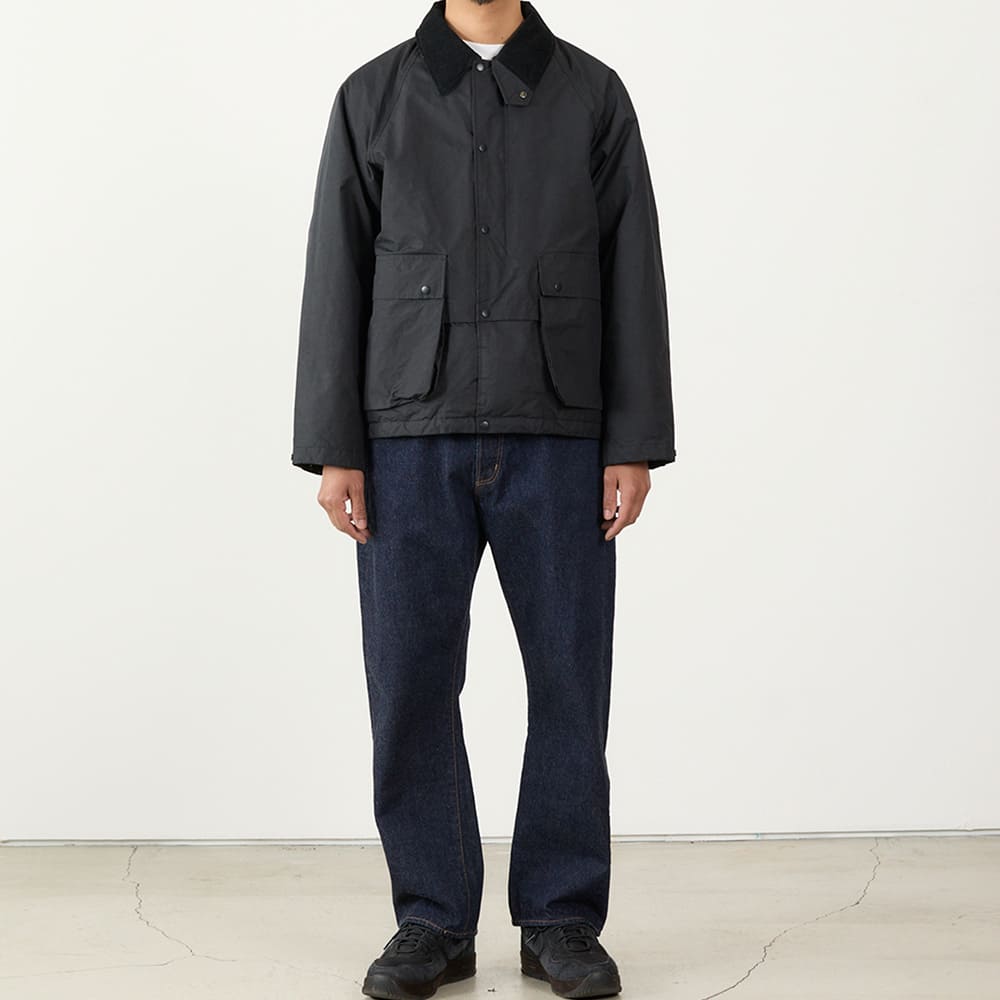 撥⽔コーディングポリエステルハン ティングダウンJKT