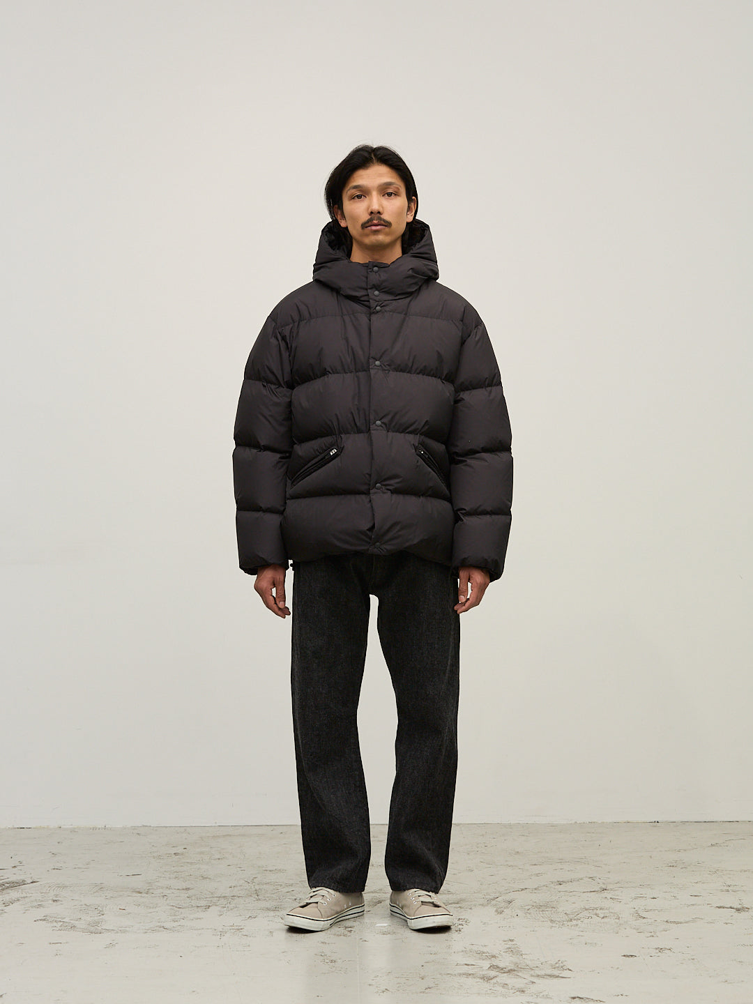 Ultra-lightweight nylon classic down jacket hoodie