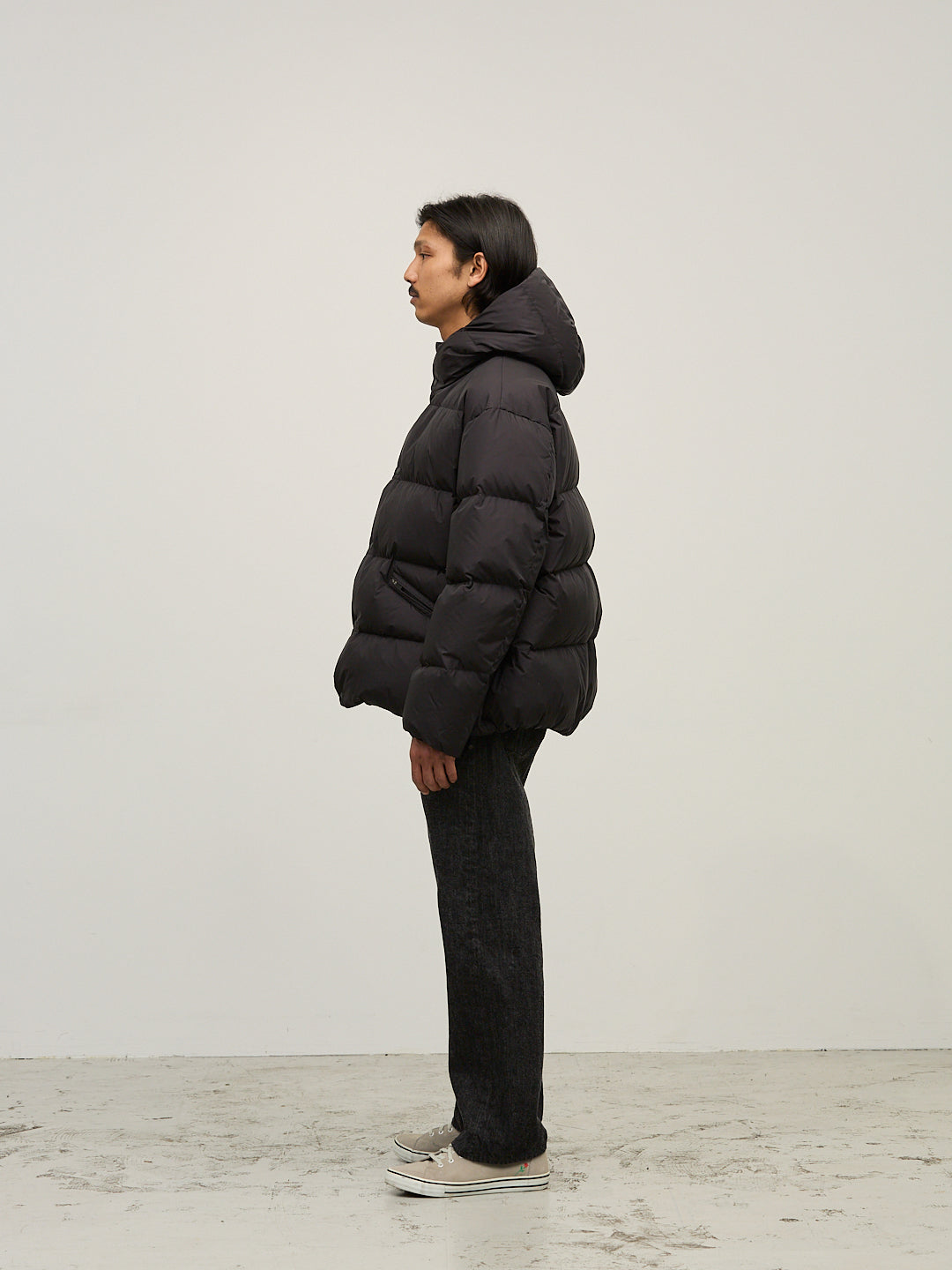 Ultra-lightweight nylon classic down jacket hoodie