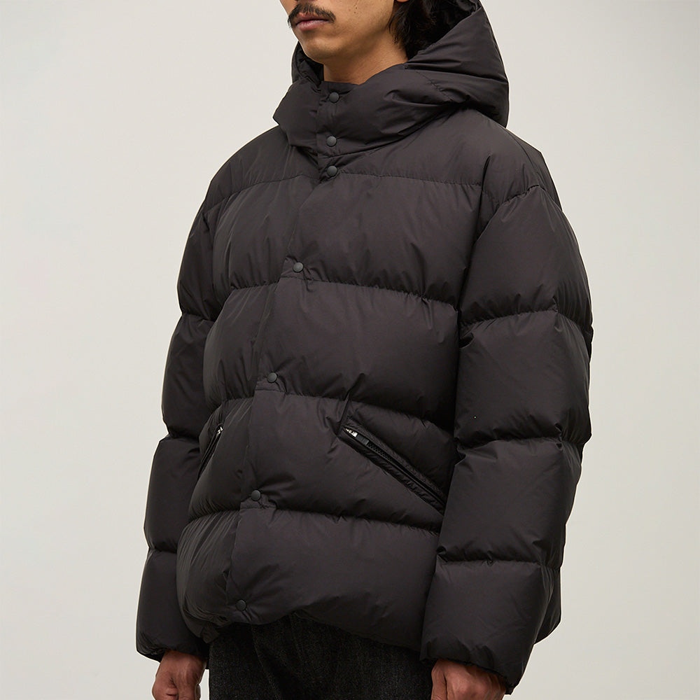 초경량 나일론 클래식 다운 JKT 후디