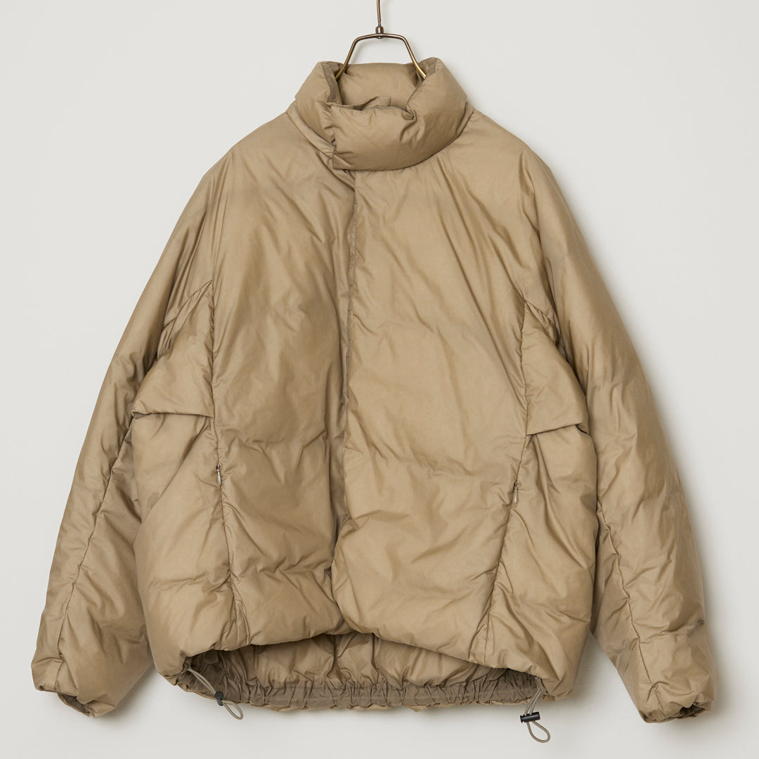 Ultra-lightweight nylon stand-up collar down jacket