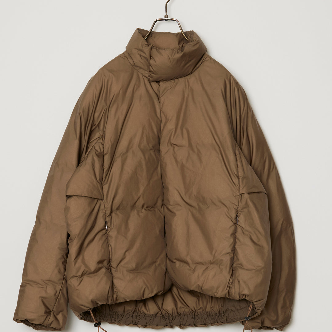 Ultra-lightweight nylon stand-up collar down jacket