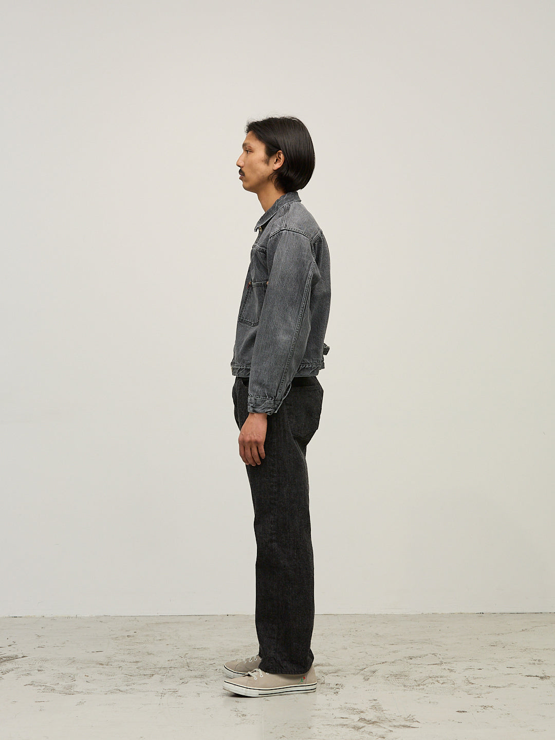 12oz DENIM War Model JKT BLACK (UESDBLACK)