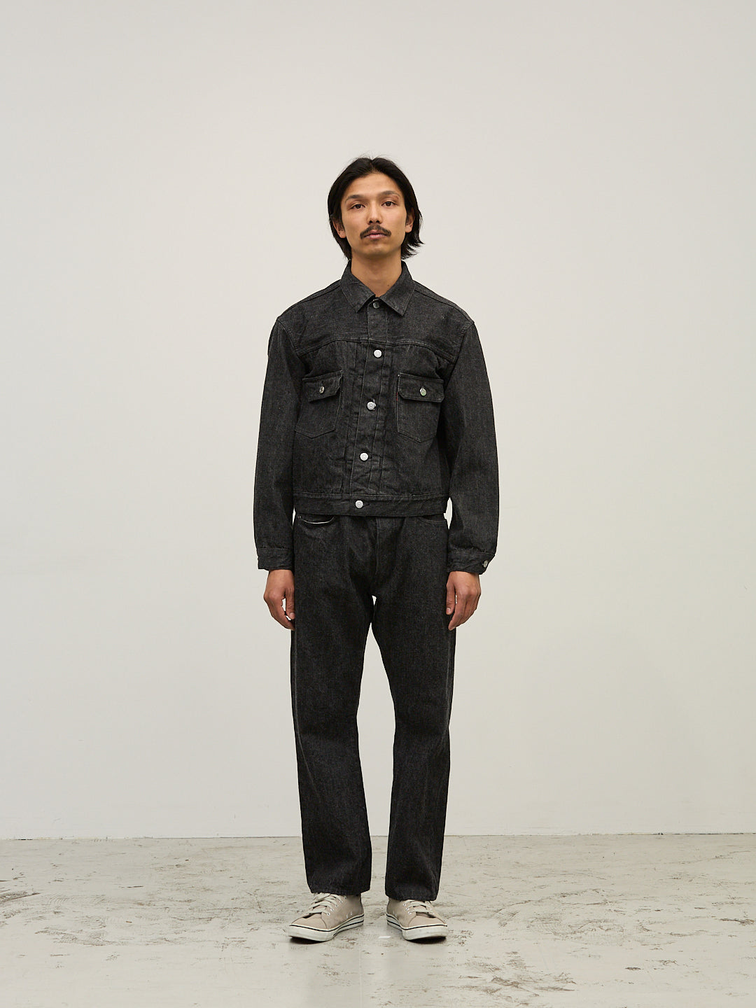 13oz 1954XX DENIM 2nd JKT BLACK (ONEWASH)