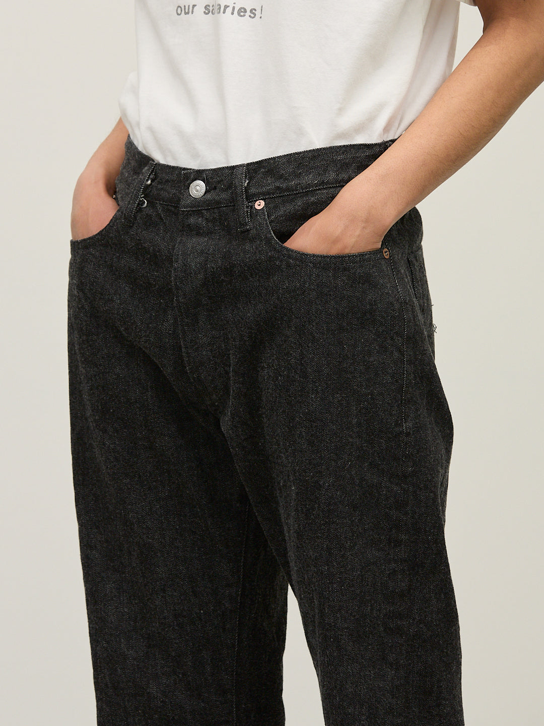 13oz 1954XX DENIM PT BLACK(ONEWASH)