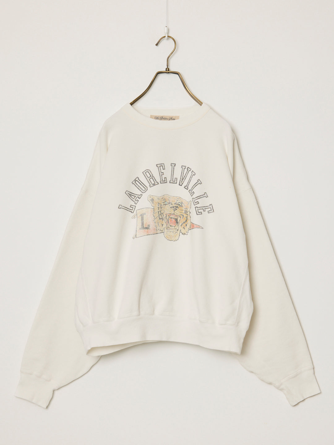 ヴィンテージ裏⽑クルー （LAURELVILLE)