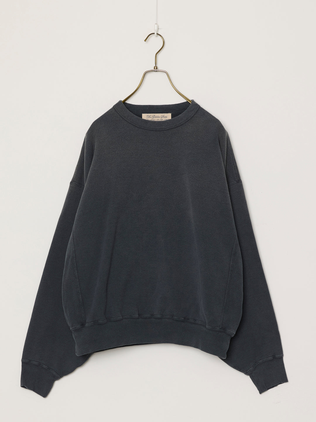 ヴィンテージ裏⽑クルー（無地）