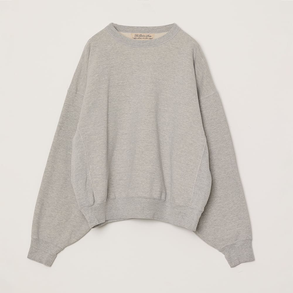 Vintage Brushed-back Crew Neck Sweatshirt (Plain)