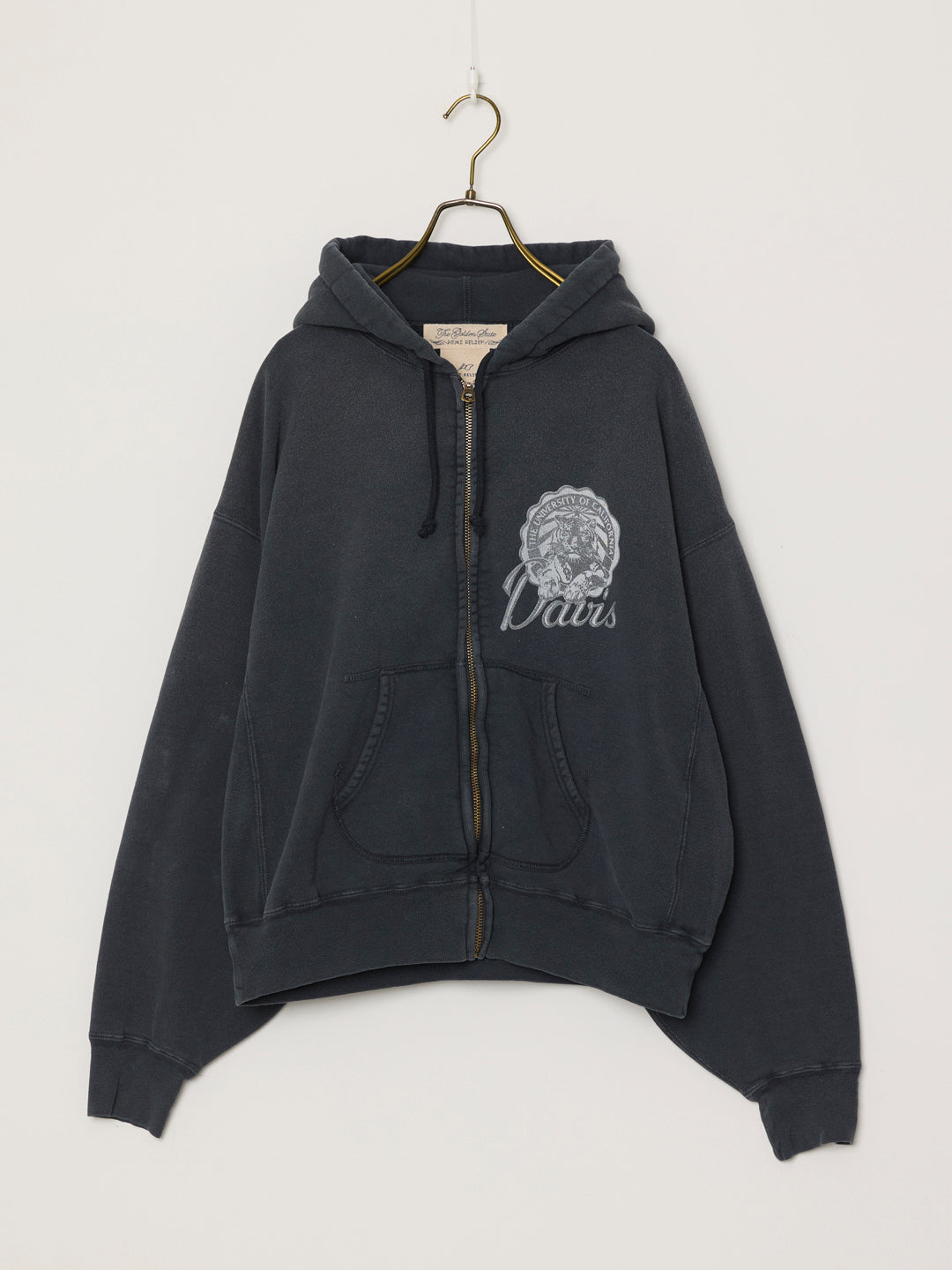 ヴィンテージ裏⽑ZIPパーカ(Davis)