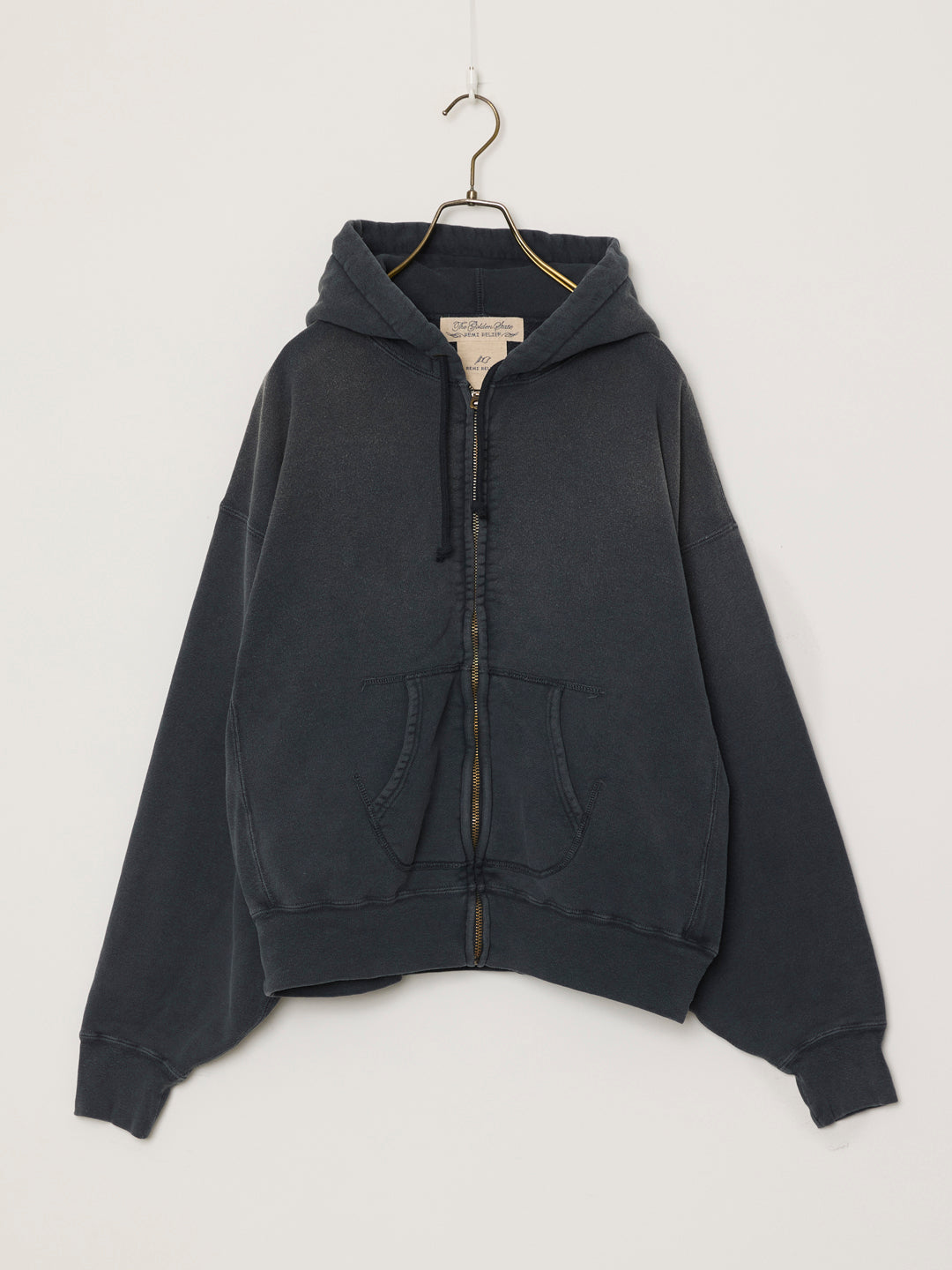 빈티지 뒷면 ZIP 파카 (무지)