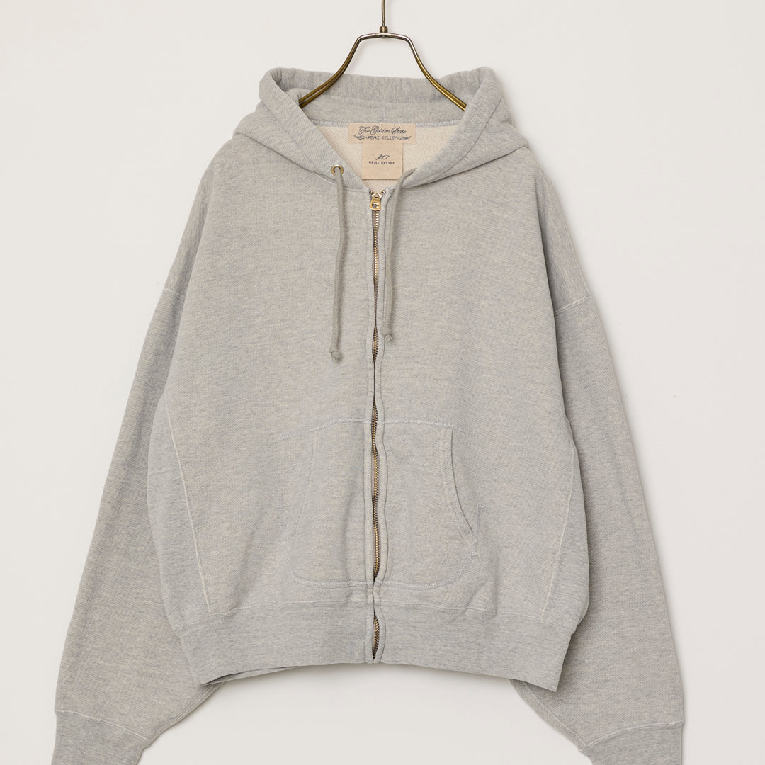 Vintage Fleece-Lined Zip Hoodie (Plain)
