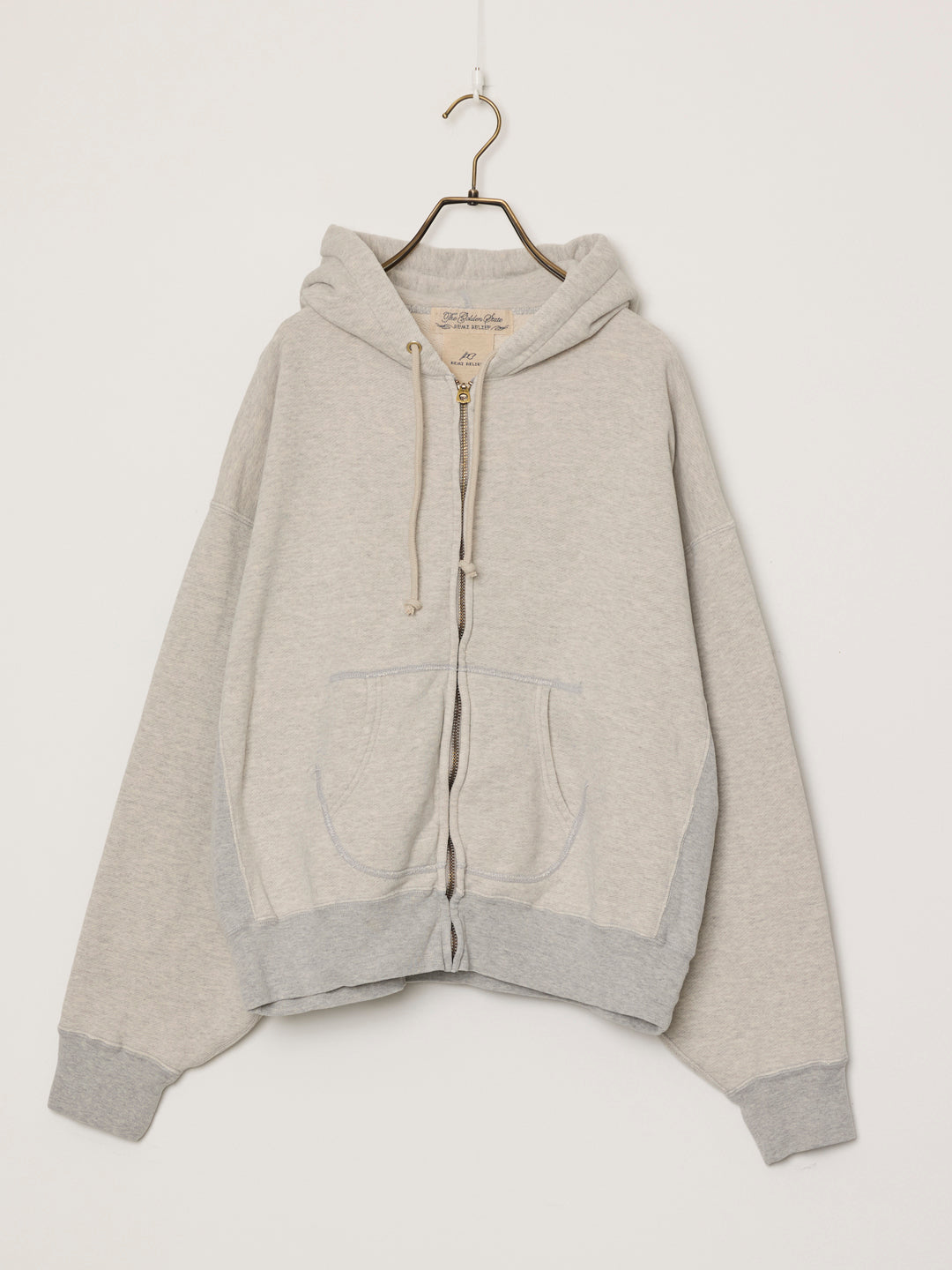 빈티지 뒷면 ZIP 파카 (무지)