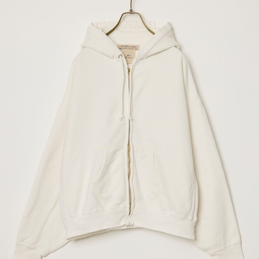Vintage Fleece-Lined Zip Hoodie (Plain)