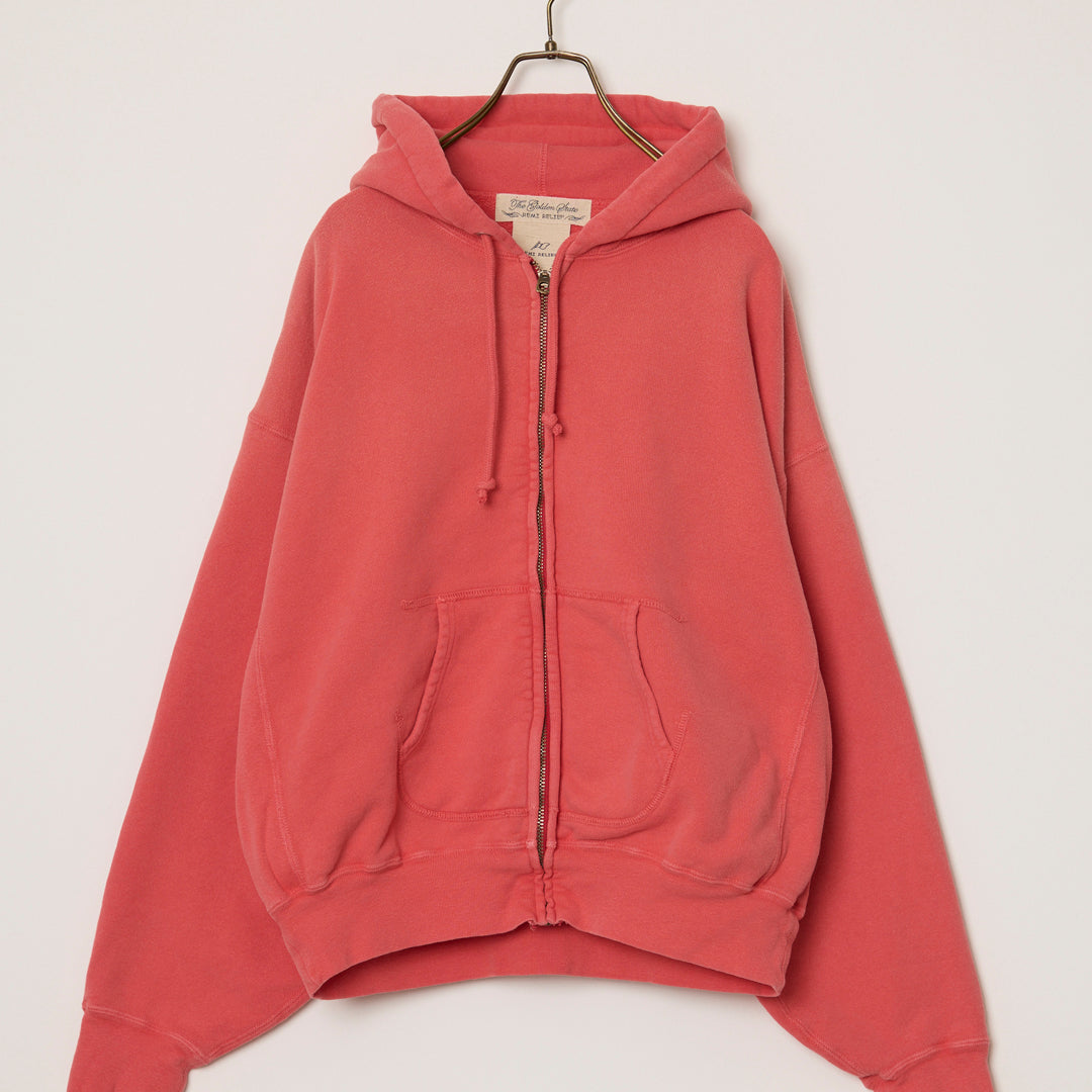 Vintage Fleece-Lined Zip Hoodie (Plain)
