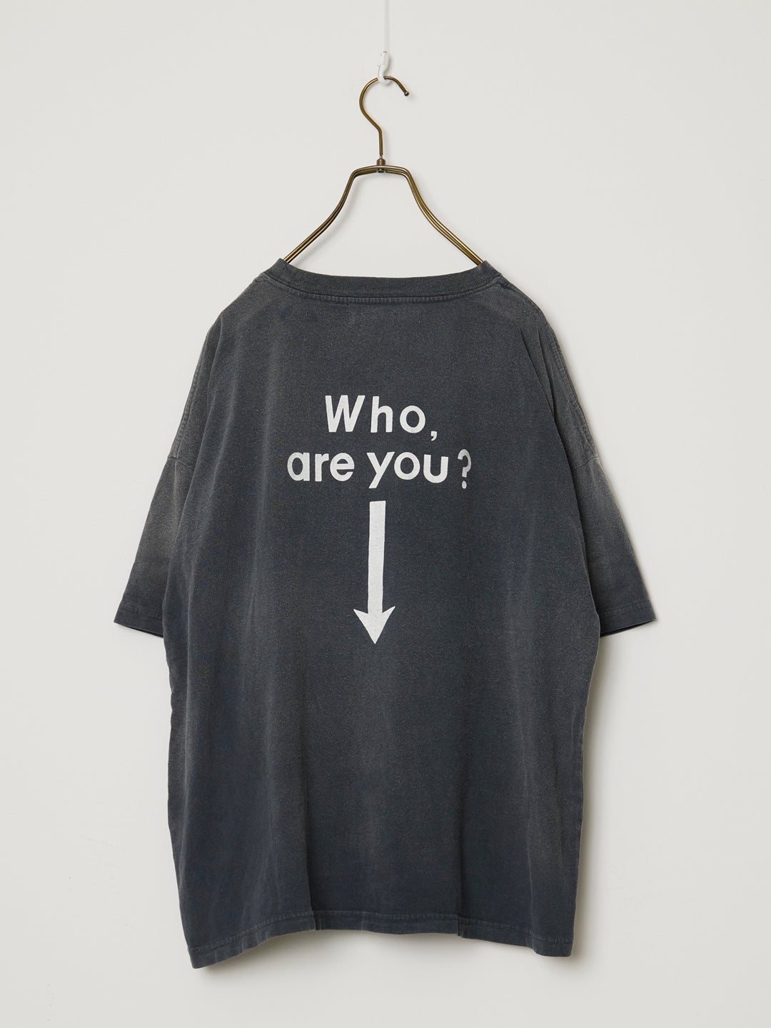 NEW SP加⼯20/天竺BIGサイズT（Who are you?)