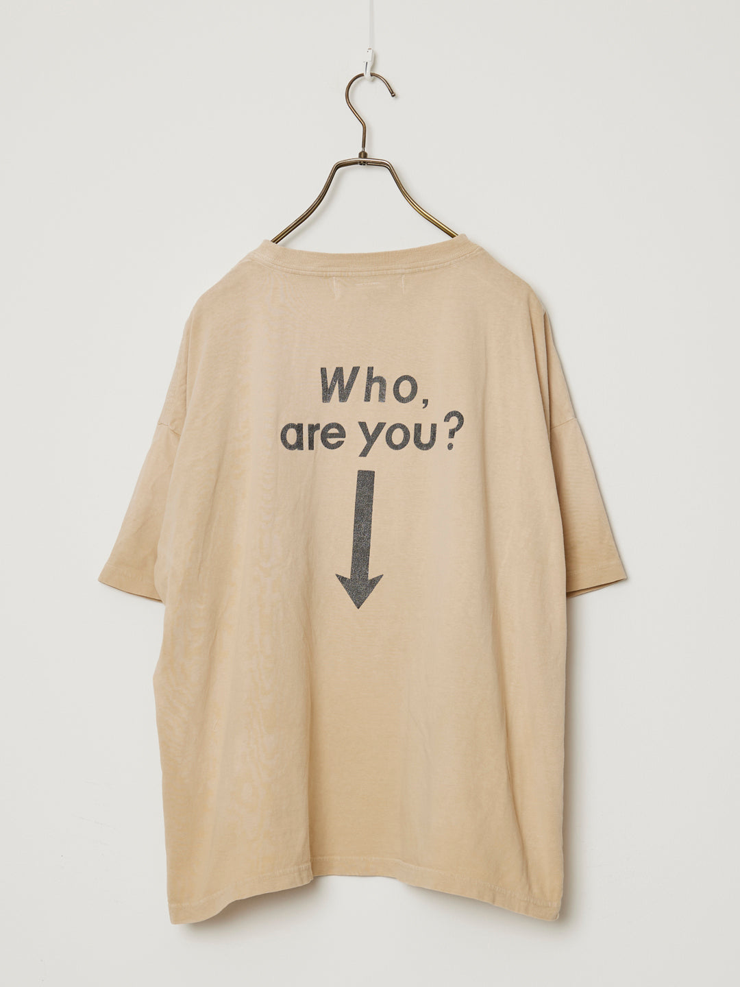 NEW SP加⼯20/天竺BIGサイズT（Who are you?)