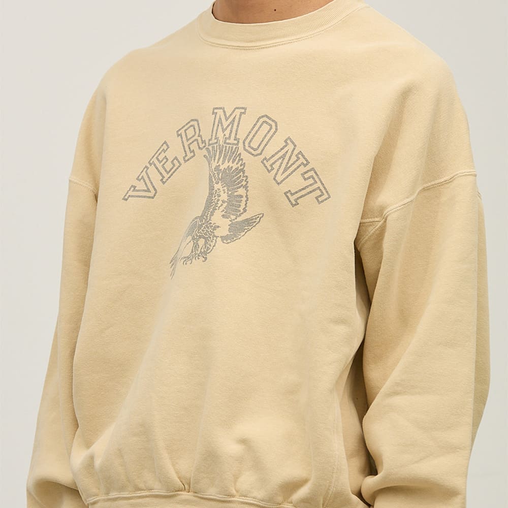 SP加⼯３⾶び裏⽑クルー(VERMONT)