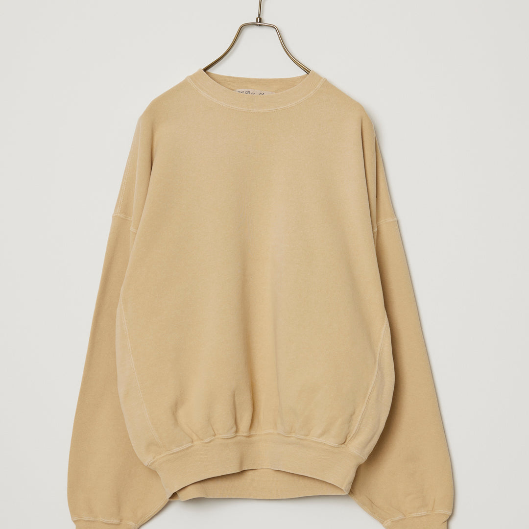 SP加⼯３⾶び裏⽑クルー(無地) 26AW