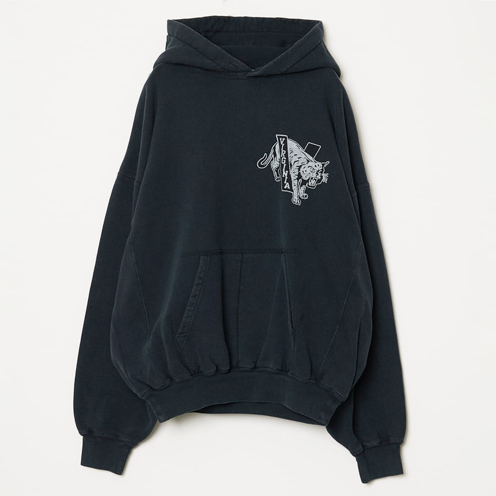 SP processed 3-ply terry cloth hoodie (VIRGINIA)