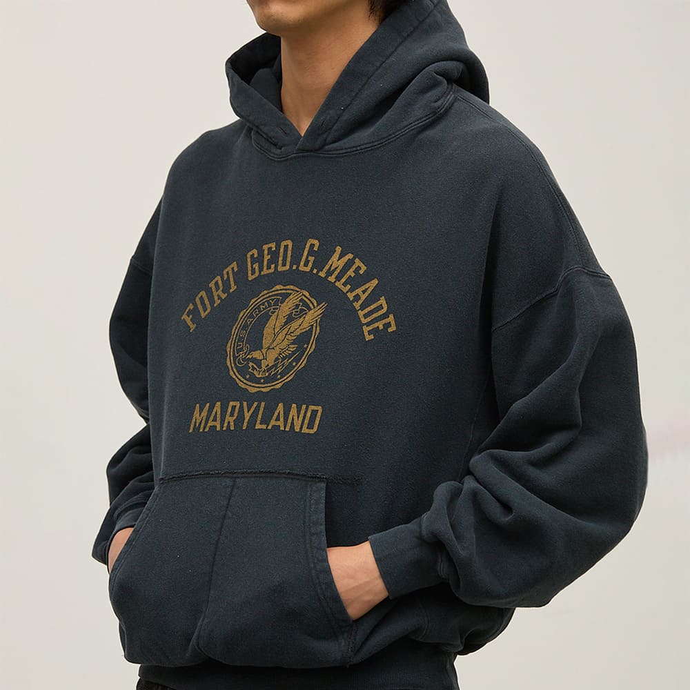 SP加工3飛び裏毛パーカ(MARYLAND)