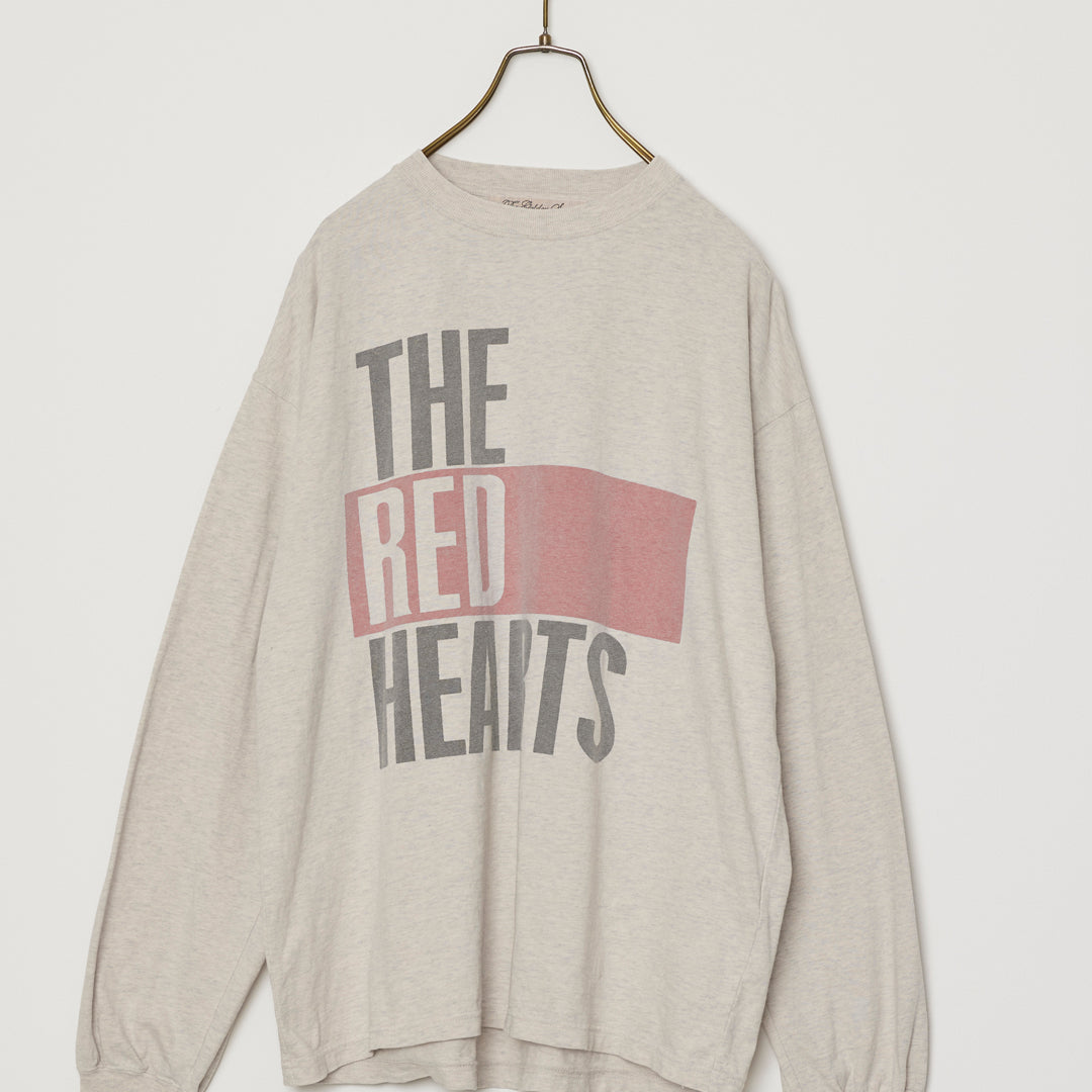 HARD SP加⼯20/天竺ロンT(THE RED HEARTS)