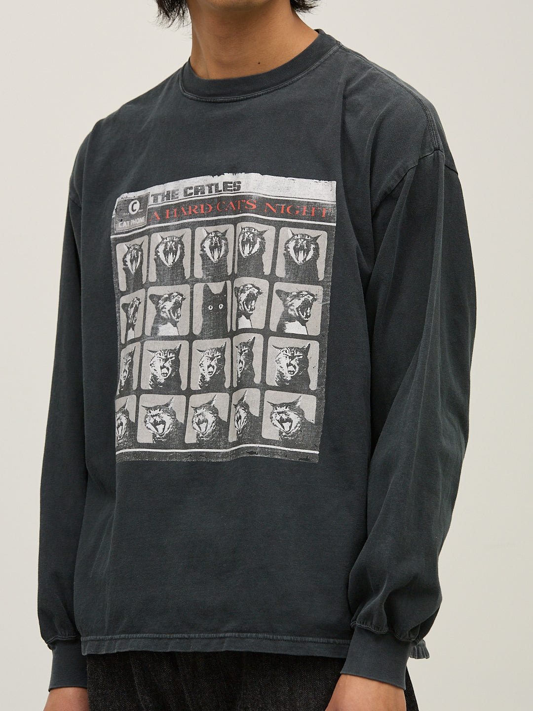 HARD SP Processing 20/Tenjiku Long T-shirt (A HARD CATS NIGHT)