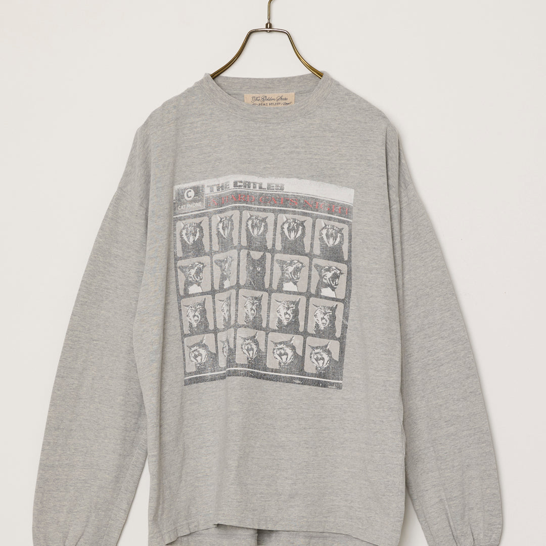 HARD SP加⼯20/天竺ロンT(A HARD CATS NIGHT)