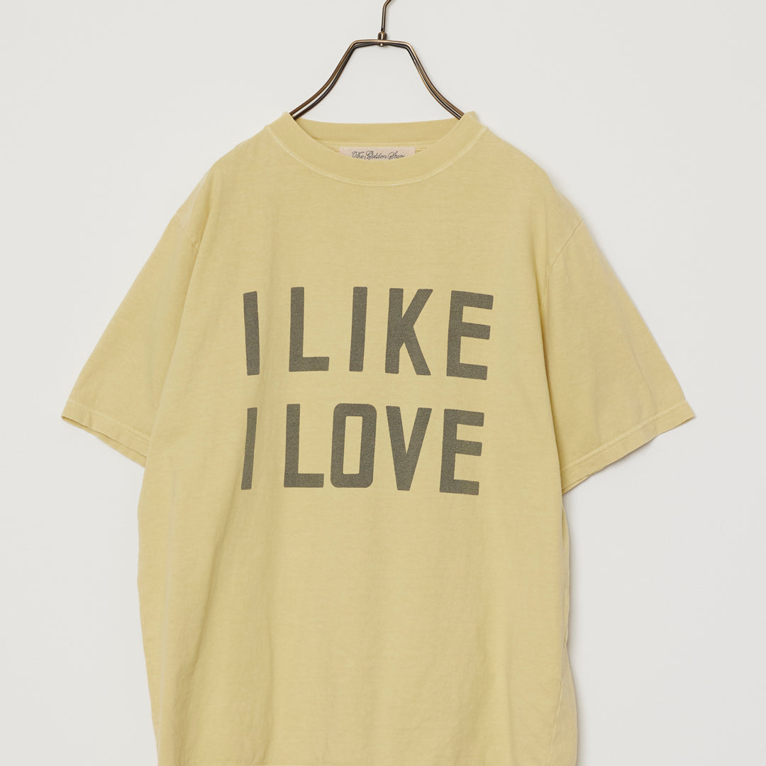 HARD SP加⼯20/天竺レギュラーT(I LIKE I LOVE)