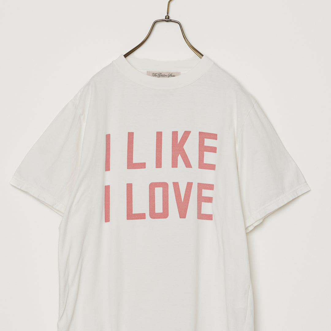 HARD SP加⼯20/天竺レギュラーT(I LIKE I LOVE)