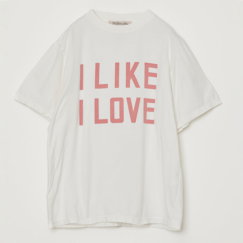 HARD SP processed 20/jersey regular T-shirt (I LIKE I LOVE)