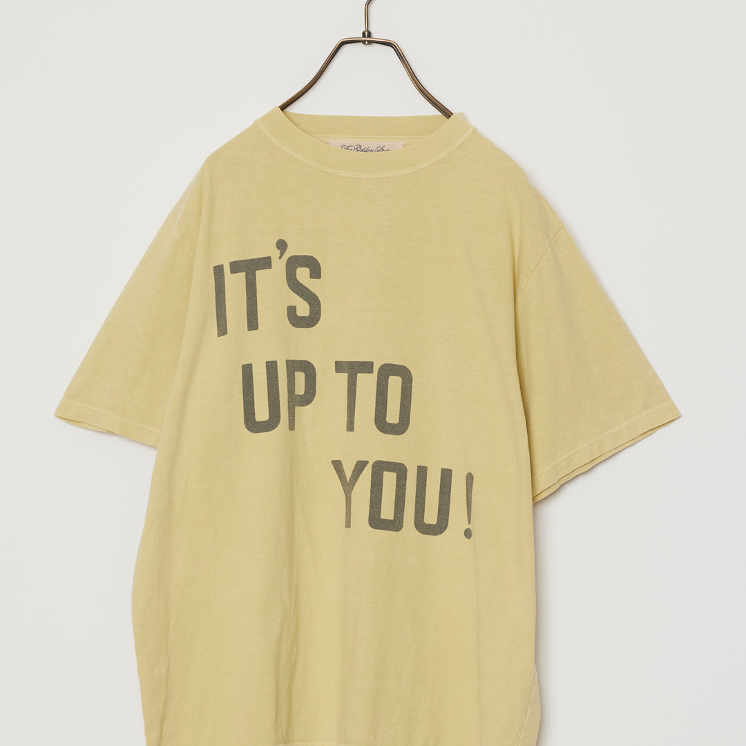 HARD SP加⼯20/天竺レギュラーT(IT'S UP TO YOU!)