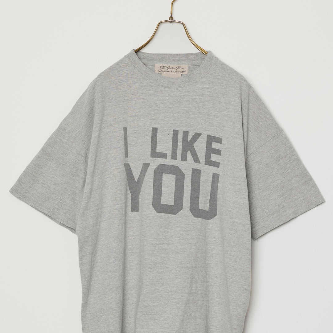 HARD SP加⼯20/天竺BIGサイズT(I LIKE YOU)