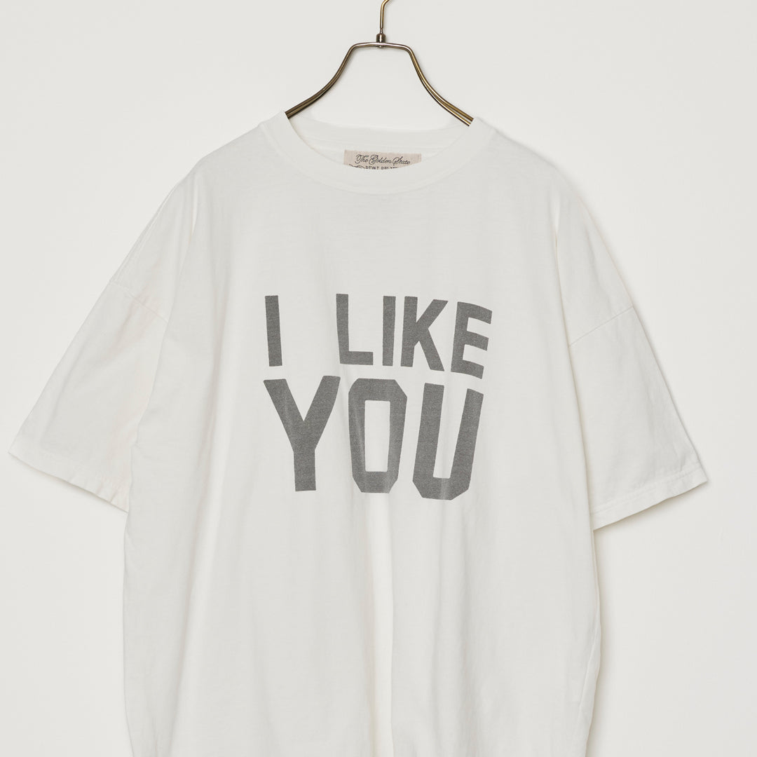 HARD SP加⼯20/天竺BIGサイズT(I LIKE YOU)