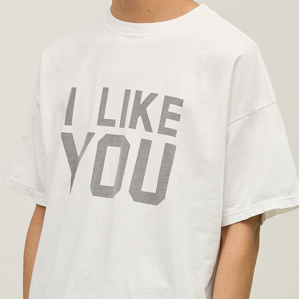 HARD SP加⼯20/天竺BIGサイズT(I LIKE YOU)