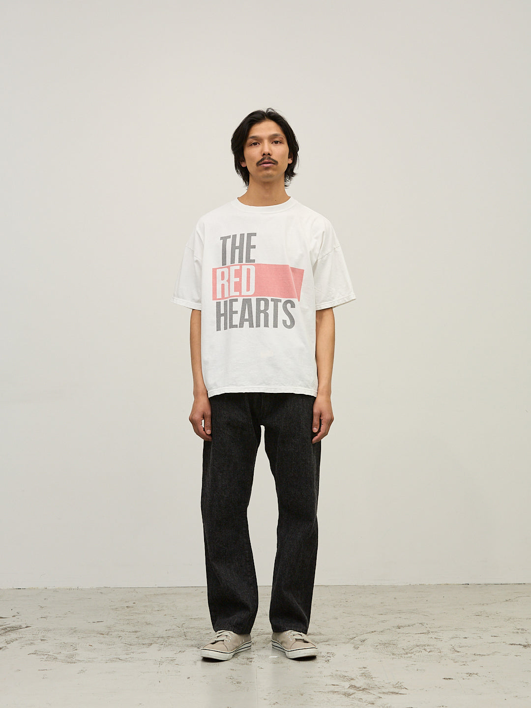 HARD SP加⼯20/天竺BIGサイズT(THE RED HARTS)