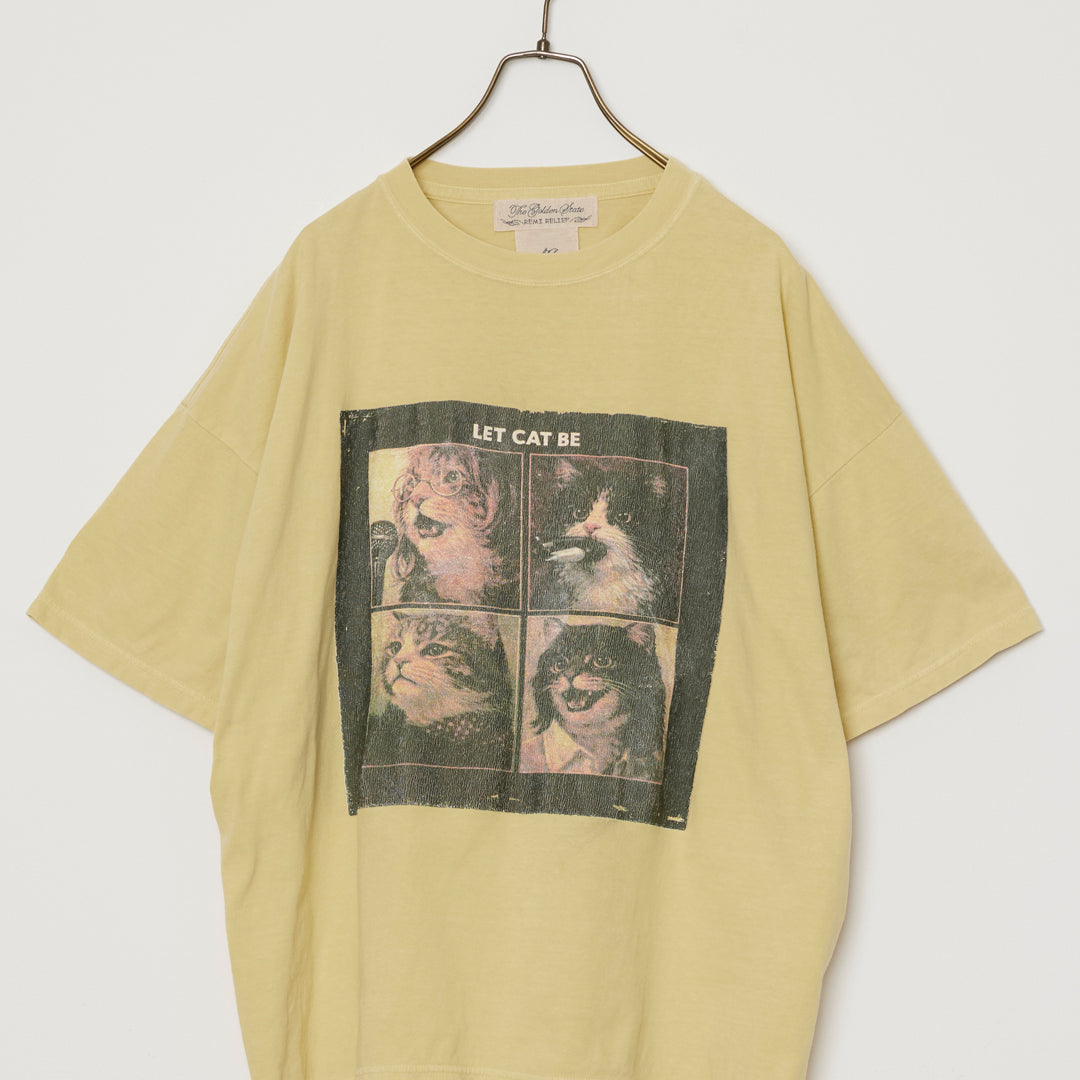 HARD SP加⼯20/天竺BIGサイズT(LET BE CAT)