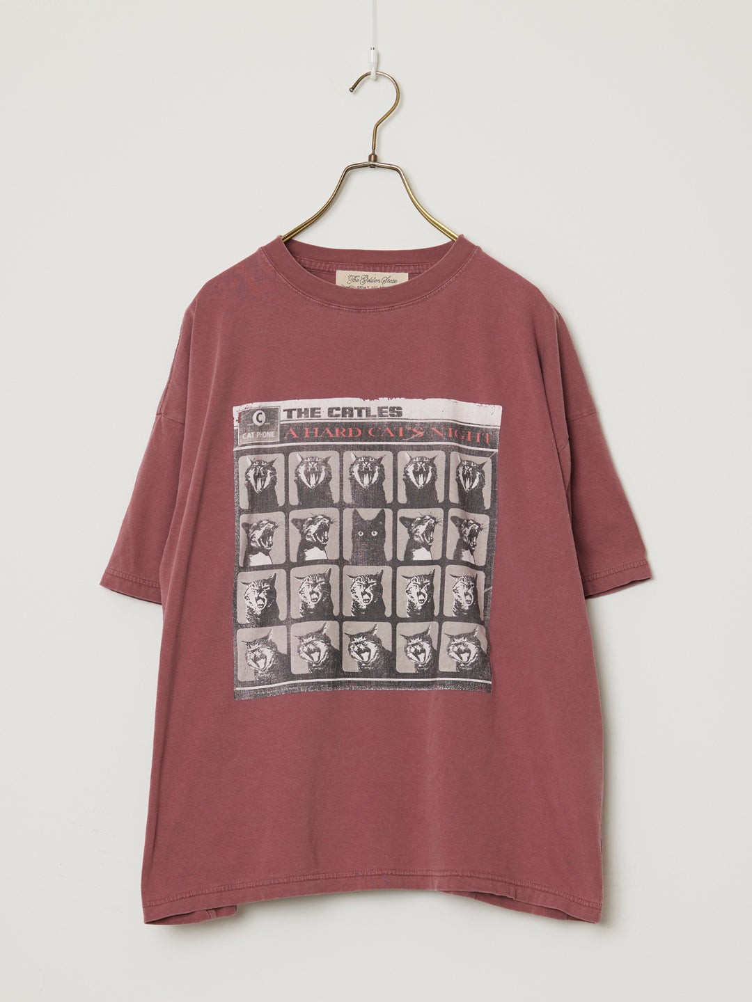 HARD SP加⼯20/天竺BIGサイズT(A HARD CAT'S NIGHT)