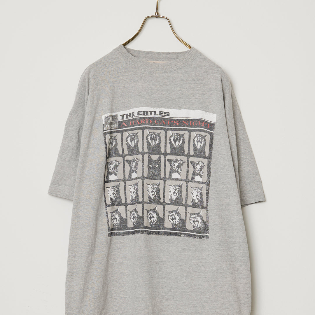 HARD SP加⼯20/天竺BIGサイズT(A HARD CAT'S NIGHT)