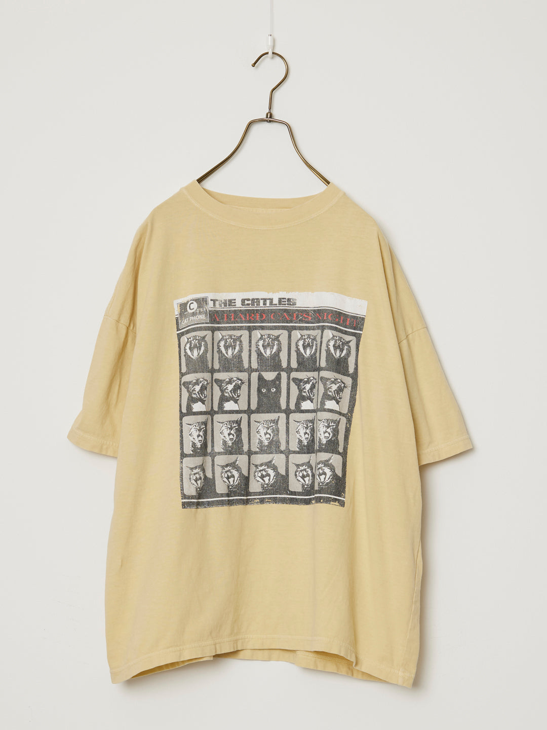 HARD SP加⼯20/天竺BIGサイズT(A HARD CAT'S NIGHT)